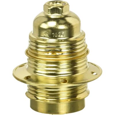 Electraline 71129 Soquete E27 de Latão com 2 Anéis Electraline 71129 Soquete E27 de Latão com 2 Anéis