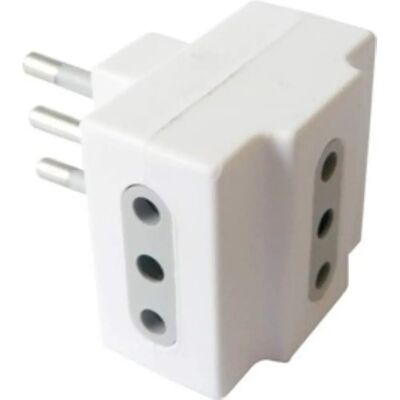 ELECTRALINE - Adattatore di alimentazione - Presa tripla - Certificato Kema Keur ELECTRALINE - Adattatore di alimentazione - Presa tripla - Certificato Kema Keur