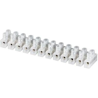 ECOVA Modello 80595 Morsettiera per cavi da 2,5mm² - 12 pezzi ECOVA Modello 80595 Morsettiera per cavi da 2,5mm² - 12 pezzi
