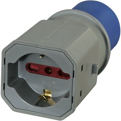 Electraline 3PMARK - Industriële netadapter - 16A 220V Schuko / bipasso Electraline 3PMARK - Industriële netadapter - 16A 220V Schuko / bipasso