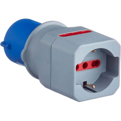 Brico DEA Industrielle Stromadapter - 2P+T 16A Schuko - Power Adapter Brico DEA Industrielle Stromadapter - 2P+T 16A Schuko - Power Adapter