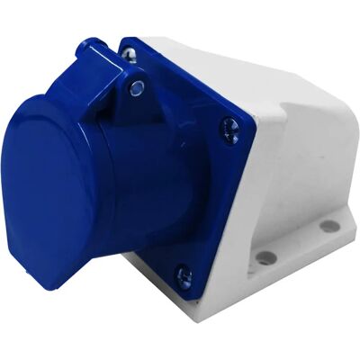 ELECTRALINE 80868 Prise murale inclinée 32A Bleue ELECTRALINE 80868 Prise murale inclinée 32A Bleue