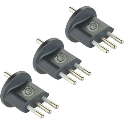 ELECTRALINE 92394 Schuko naar Italiaans 10A adapter ELECTRALINE 92394 Schuko naar Italiaans 10A adapter