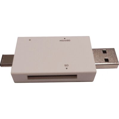 Lettore di Schede Reporter - USB & Type C - SD Micro SD Lettore di Schede Reporter - USB & Type C - SD Micro SD
