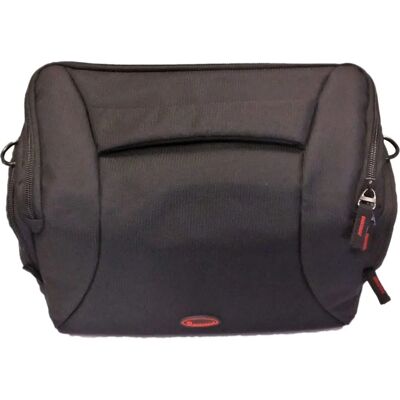 Reporter 09065 Schultertasche - Verstellbare Fächer - Wasserdichtes Nylon - Schwarz Reporter 09065 Schultertasche - Verstellbare Fächer - Wasserdichtes Nylon - Schwarz