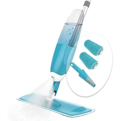 VOUNOT Mikrofirowy Spray Mop - 650ml Niebieski - Mopa do Czyszczenia VOUNOT Mikrofirowy Spray Mop - 650ml Niebieski - Mopa do Czyszczenia