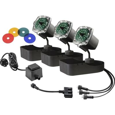 Sicce Pack di 3 faretti LED per stagni - Illuminazione laghetto Sicce Pack di 3 faretti LED per stagni - Illuminazione laghetto