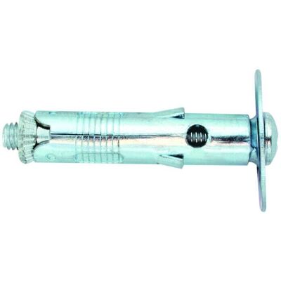 Taco de pared Friulsider - 9x40 mm - Zincado, 100 pzs Taco de pared Friulsider - 9x40 mm - Zincado, 100 pzs
