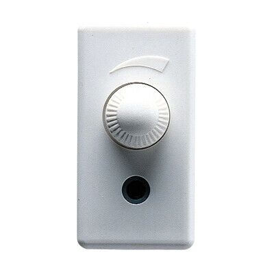 Gewiss GW20803 Dimmer - Blanco - Controlador rotatorio electrónico - Luz Gewiss GW20803 Dimmer - Blanco - Controlador rotatorio electrónico - Luz