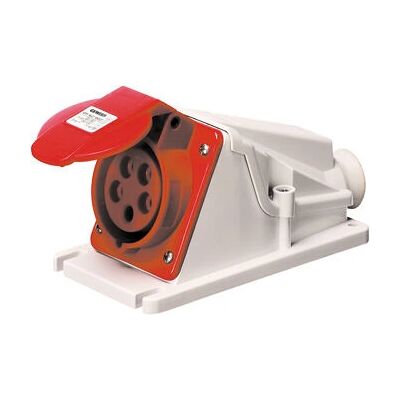 Gewiss GW62482 Prise Murale - 3P+N+T, Rouge, 16A, IP44 - Prise Gewiss GW62482 Prise Murale - 3P+N+T, Rouge, 16A, IP44 - Prise