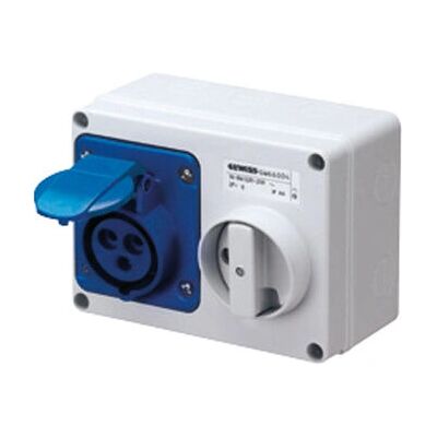 Gewiss GW66001 Outlet Box - Horizontal IP44 16A 110V Gewiss GW66001 Outlet Box - Horizontal IP44 16A 110V