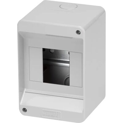 Armário elétrico de parede Gewiss GW40023 - 4 módulos - IP40 Armário elétrico de parede Gewiss GW40023 - 4 módulos - IP40