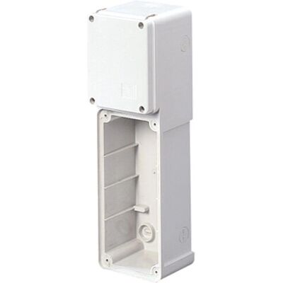 Caja de enchufe Gewiss GW66691 Blanco - Tomas fijas verticales - Caja de enchufe Caja de enchufe Gewiss GW66691 Blanco - Tomas fijas verticales - Caja de enchufe