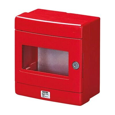 Boîtier d'alarme Gewiss GW42203 - Étanche, Rouge, 180x180x100mm - Publicité Boîtier d'alarme Gewiss GW42203 - Étanche, Rouge, 180x180x100mm - Publicité