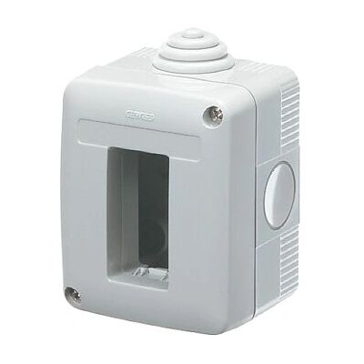 Custodia elettrica Gewiss GW27001 IP40 - Compatta, Grigia, 1 Modulo Custodia elettrica Gewiss GW27001 IP40 - Compatta, Grigia, 1 Modulo