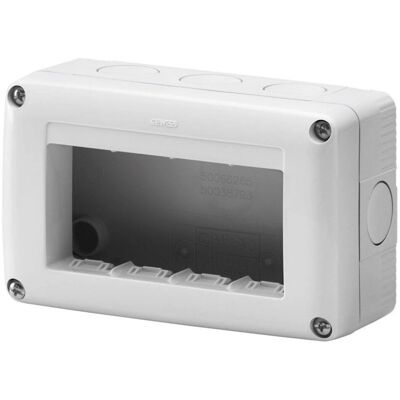 GEWISS GW27004 Contenitore grigio 4 moduli - Contenitore di protezione GEWISS GW27004 Contenitore grigio 4 moduli - Contenitore di protezione