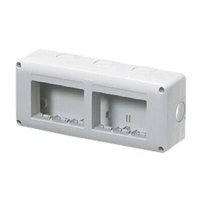 Custodia elettrica Gewiss GW27005 IP40 - 6 Moduli Orizzontale Plastica Custodia elettrica Gewiss GW27005 IP40 - 6 Moduli Orizzontale Plastica