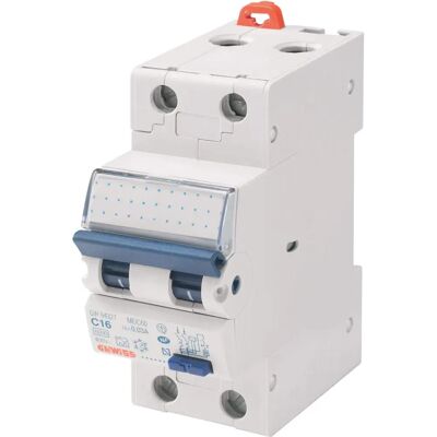 Gewiss GW94028 - Disjoncteur différentiel - 20A, 2P, 30mA, AC, 4.5kA - Publicité Gewiss GW94028 - Disjoncteur différentiel - 20A, 2P, 30mA, AC, 4.5kA - Publicité