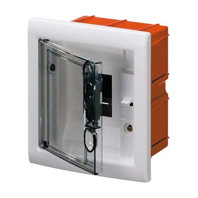 Boîte électrique Gewiss GW40602 - IP40, 4 modules, compatible DIN - Publicité Boîte électrique Gewiss GW40602 - IP40, 4 modules, compatible DIN - Publicité