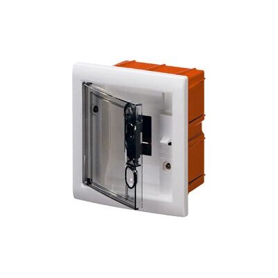 Boîtier électrique Gewiss GW40603 - IP40, 6 modules, porte transparente fumée Boîtier électrique Gewiss GW40603 - IP40, 6 modules, porte transparente fumée