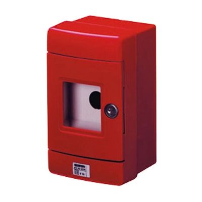 Gewiss - GW42204 - Rouge - 22mm - Boîtier d'alarme incendie Gewiss - GW42204 - Rouge - 22mm - Boîtier d'alarme incendie