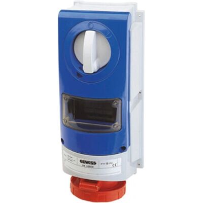 Gewiss GW66808 Prise Rouge - Prise - Publicité Gewiss GW66808 Prise Rouge - Prise - Publicité