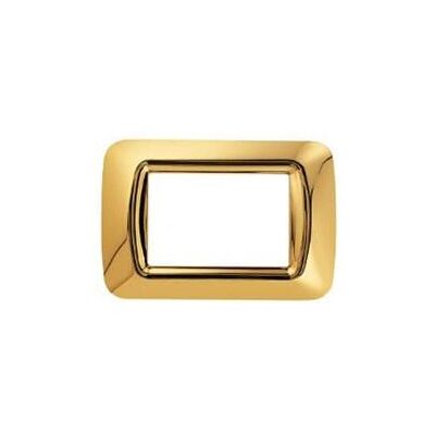 Scatola prese Gewiss GW22663 Oro - Sistema Top 3 Moduli Scatola prese Gewiss GW22663 Oro - Sistema Top 3 Moduli