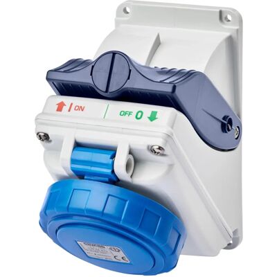 Gewiss GW66470 - Enchufe empotrado 2P+E 16A IP55 Gewiss GW66470 - Enchufe empotrado 2P+E 16A IP55