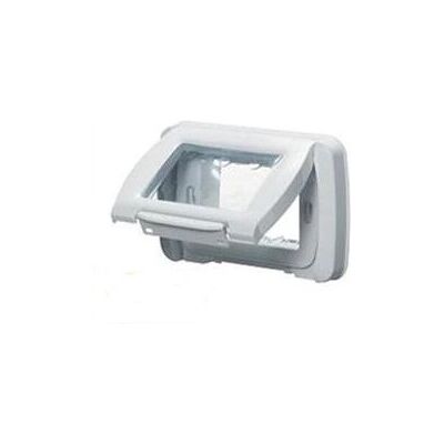 Gewiss GW22453 Stopcontactdoos - IP55 3 Modules Grijs Gewiss GW22453 Stopcontactdoos - IP55 3 Modules Grijs