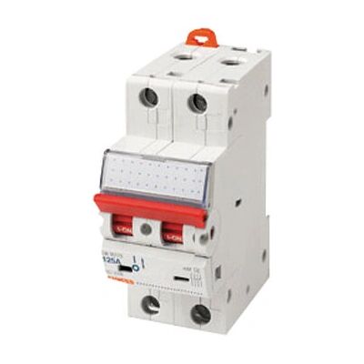 Interruttore sezionatore Gewiss GW96114 - 2 poli 32A 415V - 2 moduli Interruttore sezionatore Gewiss GW96114 - 2 poli 32A 415V - 2 moduli