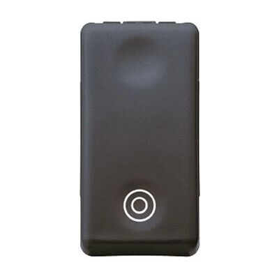 Interruttore Gewiss GW21510 - Unipolare 10A Nero Interruttore Gewiss GW21510 - Unipolare 10A Nero