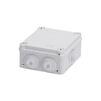 Caixa de derivação elétrica Gewiss GW-44-024 - IP55 - 100x100x50 - Cinza Caixa de derivação elétrica Gewiss GW-44-024 - IP55 - 100x100x50 - Cinza