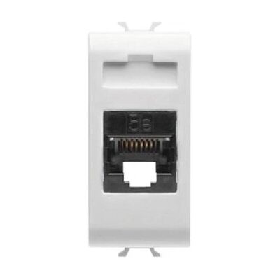 Gewiss GW10421 Białe gniazdo RJ45 - Typ danych Gewiss GW10421 Białe gniazdo RJ45 - Typ danych