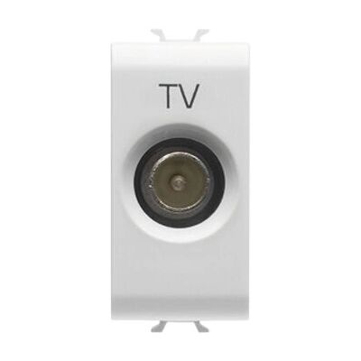 Gniazdo TV Gewiss GW10361 Białe - Połączenie Bezpośrednie Gniazdo TV Gewiss GW10361 Białe - Połączenie Bezpośrednie