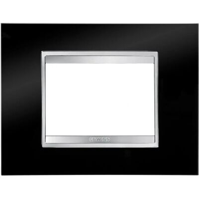 GEWISS GW16203Tn Placa de Interruptor em Tecnopolímero 3 Módulos - Série Chorus GEWISS GW16203Tn Placa de Interruptor em Tecnopolímero 3 Módulos - Série Chorus