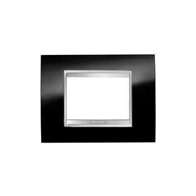 Caja de enchufe Gewiss GW16206TN - Placa de interruptor negro de 6 posiciones Caja de enchufe Gewiss GW16206TN - Placa de interruptor negro de 6 posiciones