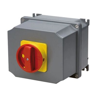 Gewiss - GW70480 - Gris - 4P 100A - Interrupteur électrique Gewiss - GW70480 - Gris - 4P 100A - Interrupteur électrique