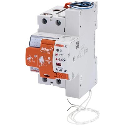 Gewiss GWD4817P Riarmo Automatico RCD - 2 Poli - Differenziale Puro - 3 Moduli Gewiss GWD4817P Riarmo Automatico RCD - 2 Poli - Differenziale Puro - 3 Moduli