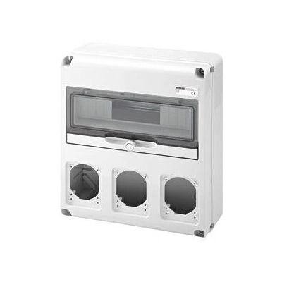 Caja de salida Gewiss GW68005N - 14 módulos, blanca, IP65 Caja de salida Gewiss GW68005N - 14 módulos, blanca, IP65