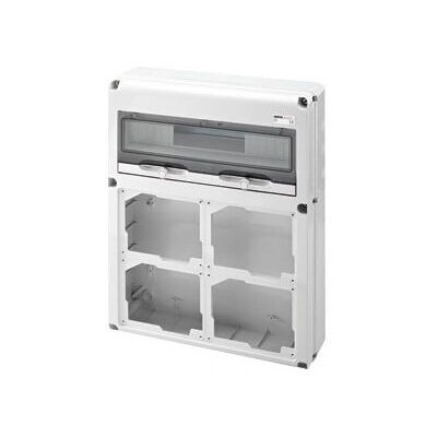 Caja de distribución Gewiss GW68014N - 20 módulos IP65 Caja de distribución Gewiss GW68014N - 20 módulos IP65