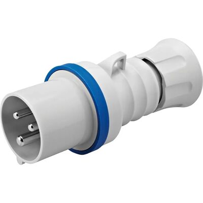 GEWISS GW60015H - Prise mobile bleue 2P+T - IP44/IP54 - Publicité GEWISS GW60015H - Prise mobile bleue 2P+T - IP44/IP54 - Publicité