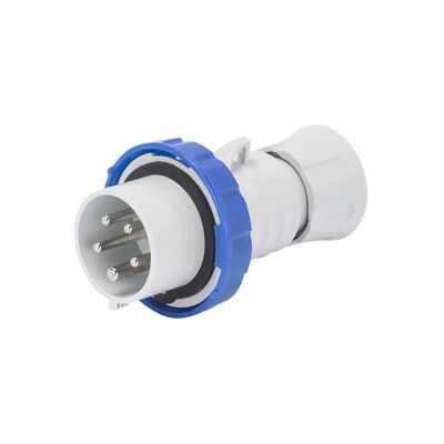 Prise Industrielle IP69 Gewiss GW60026H Grise/Bleu - Prise électrique - Publicité Prise Industrielle IP69 Gewiss GW60026H Grise/Bleu - Prise électrique - Publicité