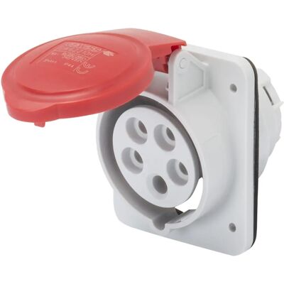 GEWISS Tomada Fixa 10° - 3P+N+T - 16A - IP54 GEWISS Tomada Fixa 10° - 3P+N+T - 16A - IP54