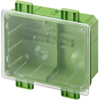 GEWISS - Wand-Durchführungsbox mit transparentem Deckel - 196x152x75mm GEWISS - Wand-Durchführungsbox mit transparentem Deckel - 196x152x75mm
