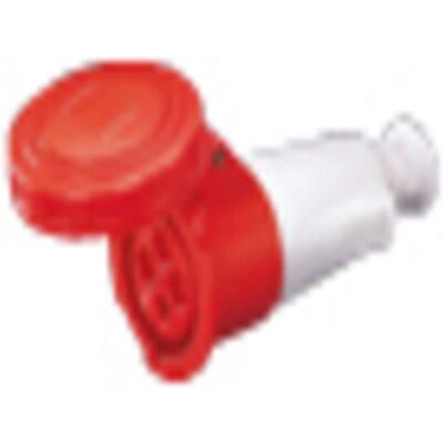 GEWISS GW63052H Enchufe móvil rojo 3P+T 63A 380-415V - Power Outlet GEWISS GW63052H Enchufe móvil rojo 3P+T 63A 380-415V - Power Outlet