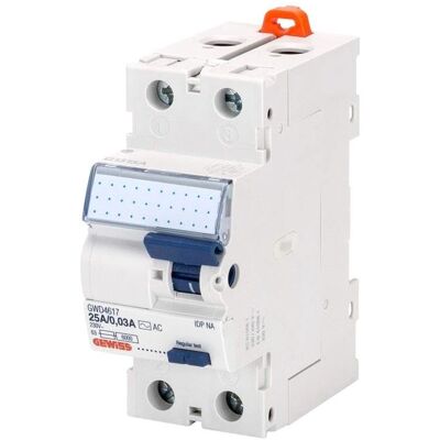 Gewiss GWD4827 Interruptor diferencial - 2P 40A Tipo A Gewiss GWD4827 Interruptor diferencial - 2P 40A Tipo A