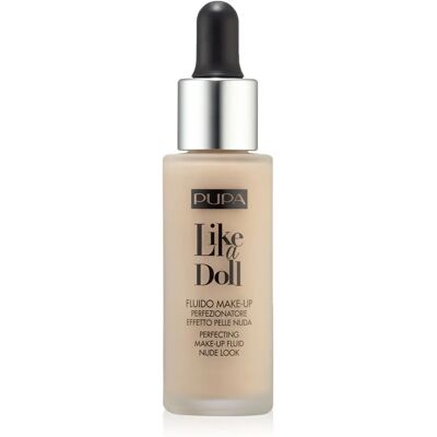 Pupa Milano Like A Doll Perfecting Make-Up Fluid - Foundation SPF 15 30ml Pupa Milano Like A Doll Perfecting Make-Up Fluid - Foundation SPF 15 30ml