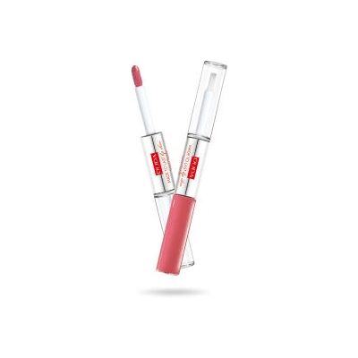 Pupa Milano Made To Last Lip Duo - Miami Pink - Ruj și gloss - Rezistent la apă Pupa Milano Made To Last Lip Duo - Miami Pink - Ruj și gloss - Rezistent la apă