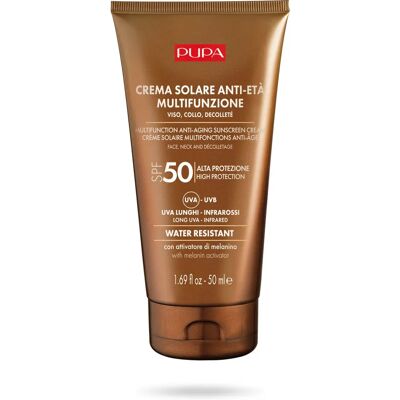 PUPA Milano - Multifunction Anti-Age SPF 50 - SPF50 - Viso e décolleté - Sunscreen cream PUPA Milano - Multifunction Anti-Age SPF 50 - SPF50 - Viso e décolleté - Sunscreen cream