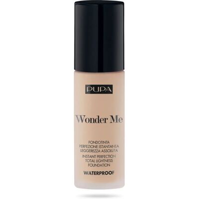 Fond de Teint Waterproof Wonder Me Pupa Milano Beige Clair - Fond de Teint Fond de Teint Waterproof Wonder Me Pupa Milano Beige Clair - Fond de Teint